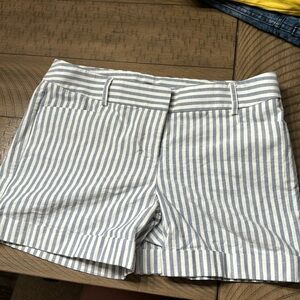 Express striped blue shorts